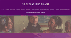 Desktop Screenshot of groundlings.co.uk